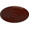 Ekena Millwork Carton Smooth Ceiling Medallion (Fits Canopies up to 9 1/8"), 29 1/8"OD x 1 1/2"P, Brushed Mahogany CM29CABMF - alternate 3